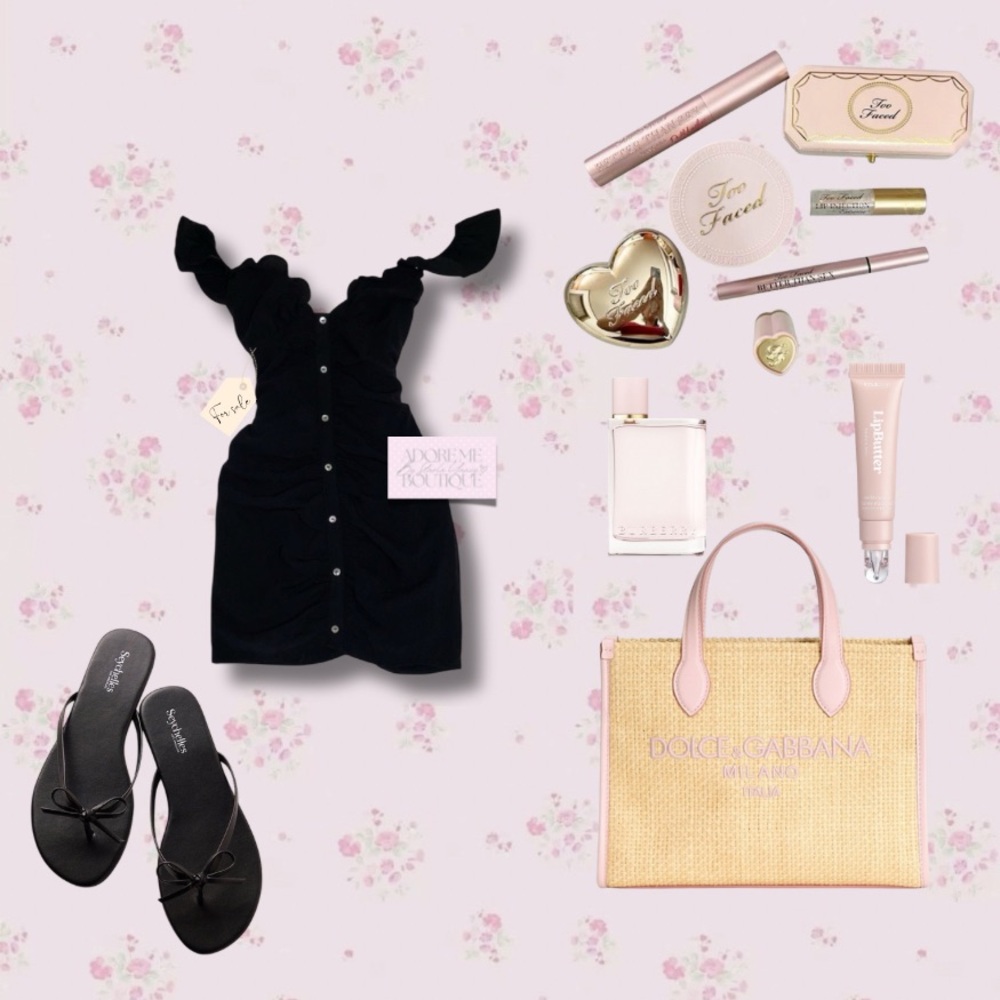 Cute black sundress ♡︎